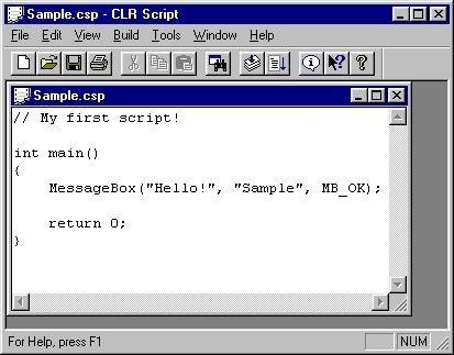 CLR Script